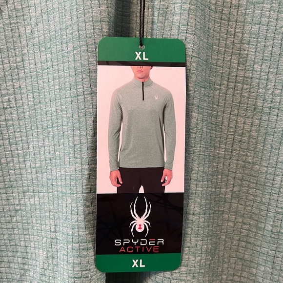 Brand New Spyder Active, Breathable, Quick Dry, Lightweight Stretch Green fabric - Picture 2 of 10